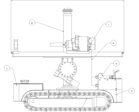 履带式探水钻机 你可以考虑气动的!